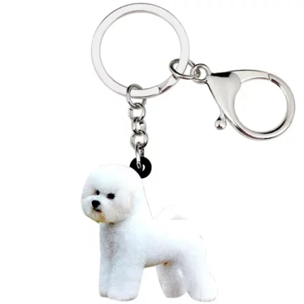 Bichon Frise Key Chain