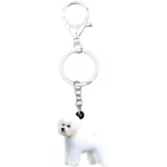 Bichon Frise Dog Key Chains - Image 2