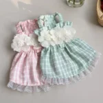 Bichon Chic Plaid Pet Dress