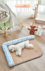 Bichon Bliss Cooling Rattan Mat Bed - Image 13