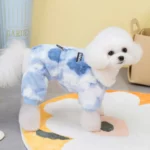 Windrhymepet Bichon Cozy Overalls - Image 4