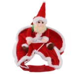 Bichon in Santa's Sleigh Costume - Image 10