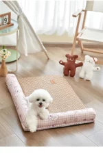 Bichon Bliss Cooling Rattan Mat Bed - Image 17