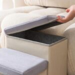 Bichon Frise Stairs – 3-step dog ramp with storage. Anti-slip, washable suede design helps your small dog reach furniture safely and comfortably.