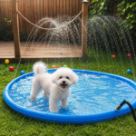 Bichon Frise Summer Pool