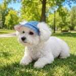 Denim Bichon Summer Cap