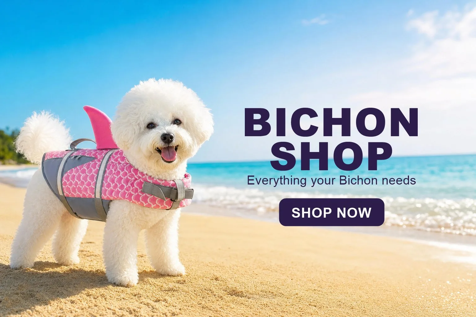hero bichon summer