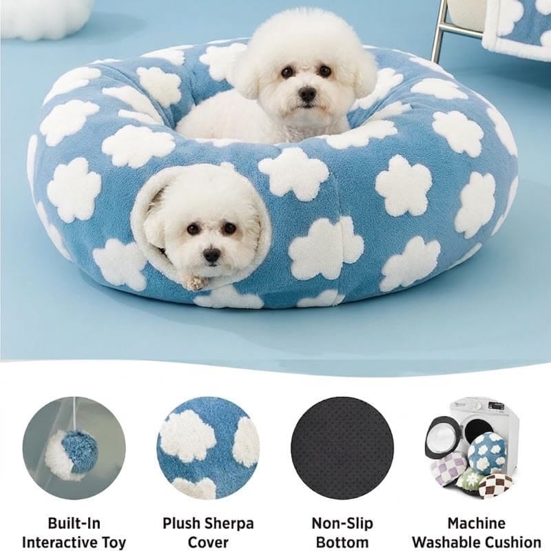 bichon frise tunnel bed