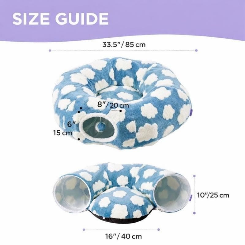 bichon frise tunnel bed