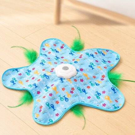 Automatic Self-Play Bichon Frise Teaser Toy