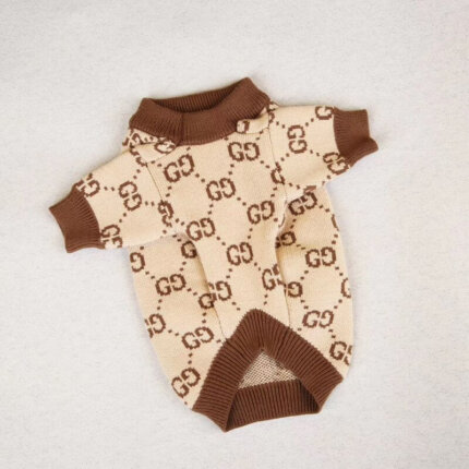 Beige Pawcci Bichon Frise Sweater