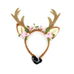 Bichon Frise Christmas Reindeer Antlers