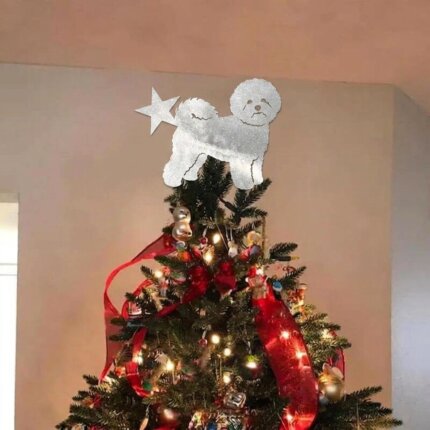 Bichon Frise Christmas Tree Topper