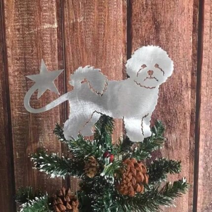 Bichon Frise Christmas Tree Topper