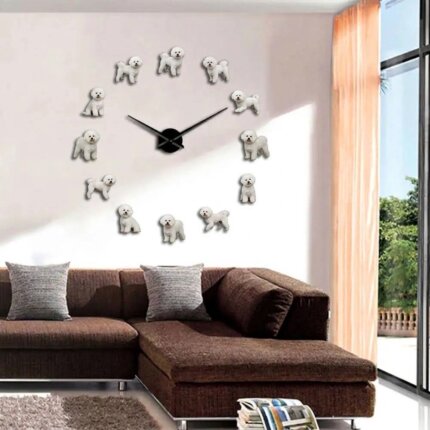Bichon Frise DIY Wall Clock