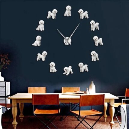 Bichon Frise DIY Wall Clock