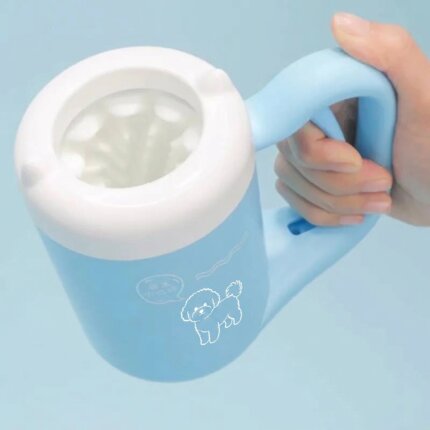 Bichon Frise Silicone Paws Washing Cup