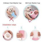 Bichon Frise Silicone Paws Washing Cup