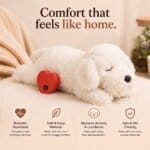 Calming Bichon Frise Heartbeat Toy