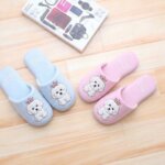 Crowned Bichon Frise Slippers