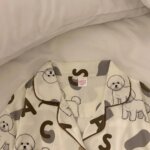 Cute Bichon Frise Pajama Set for Women