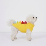 Dino Bichon Frise Fleece Vest