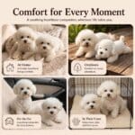 Calming Bichon Frise Heartbeat Toy