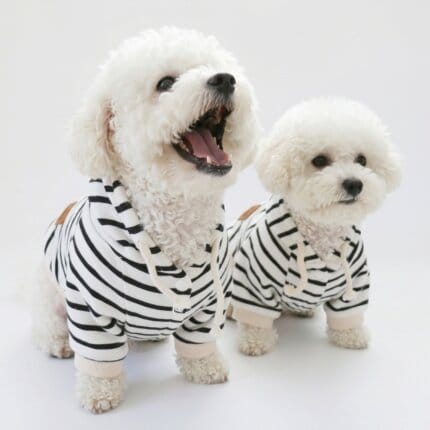 Fleece-Lined Bichon Frise Hoodie