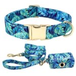 Floral Leash, Collar & Bag Set