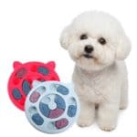 Interactive Bichon Frise Feeding Toy
