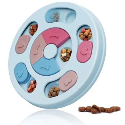 Interactive Bichon Frise Feeding Toy