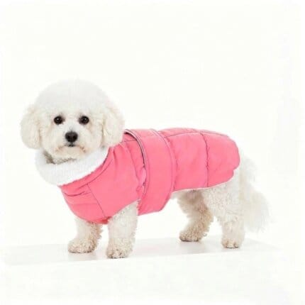 Mint & Blush Bichon Puffer