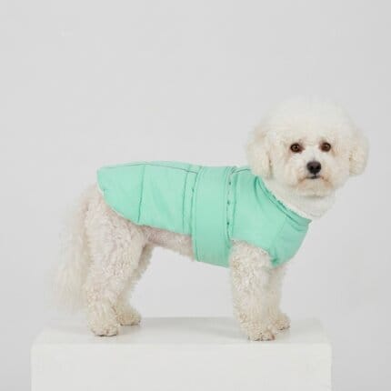Mint & Blush Bichon Puffer