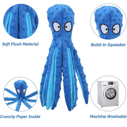 Octopus Bichon Frise Toy