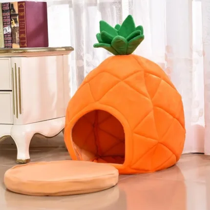 Pineapple Bichon House Bed
